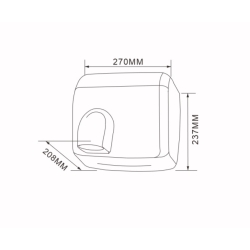 Automatyczna suszarka do rąk IMPECO TURBOBLAST Silver HD11H1